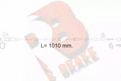 R BRAKE 610622rb -  Сигнализатор, износ тормозных колодок